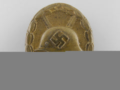 A Gold Grade Wound Badge By Wilhelm Deumer