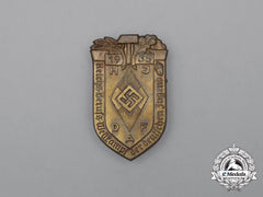 A 1935 Hj/Daf Joint Reichs Occupational Skills Competition Badge By Hoffstätter Bonn