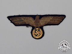 A Kriegsmarine Officer’s Bullion Tunic Eagle