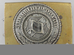 A National Banner Youth Belt Buckle; Published Example