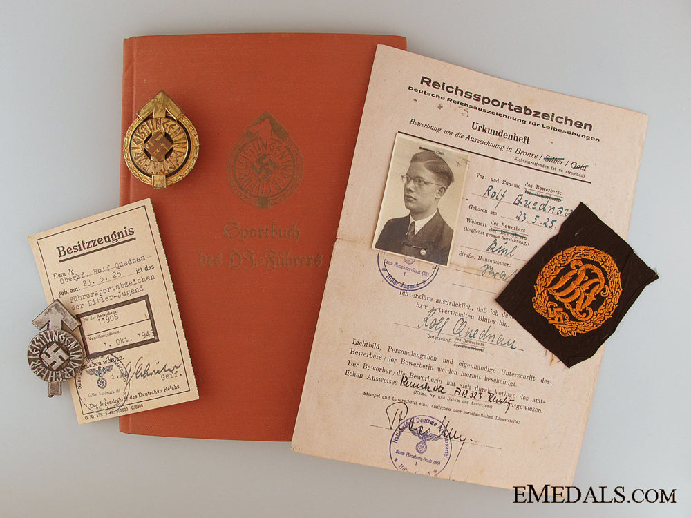 a_hj_golden_leader’s_sports_badge_with_award_documents_hj_golden_leader_52d42e0f32ac0