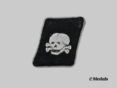 Germany, SS. A Rare 3rd SS Panzer Division Totenkopf Collar Tab for Officer Ranks