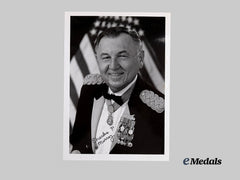 United States. A Signed Photograph of Congressional Medal of Honor Recipient, 30th Infantry, 3rd Infantry Division, USA
