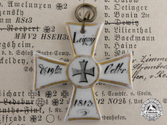 A Superb Battle Of Leipzig Napoleonic Campaign 1813-1814 Cross