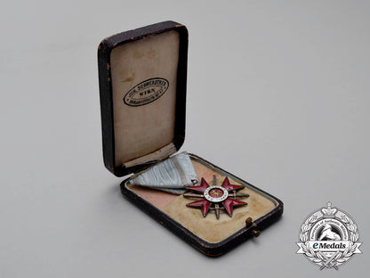a_bulgarian_military_order_for_bravery;4_th_class_knight's_breast_badge_i_224