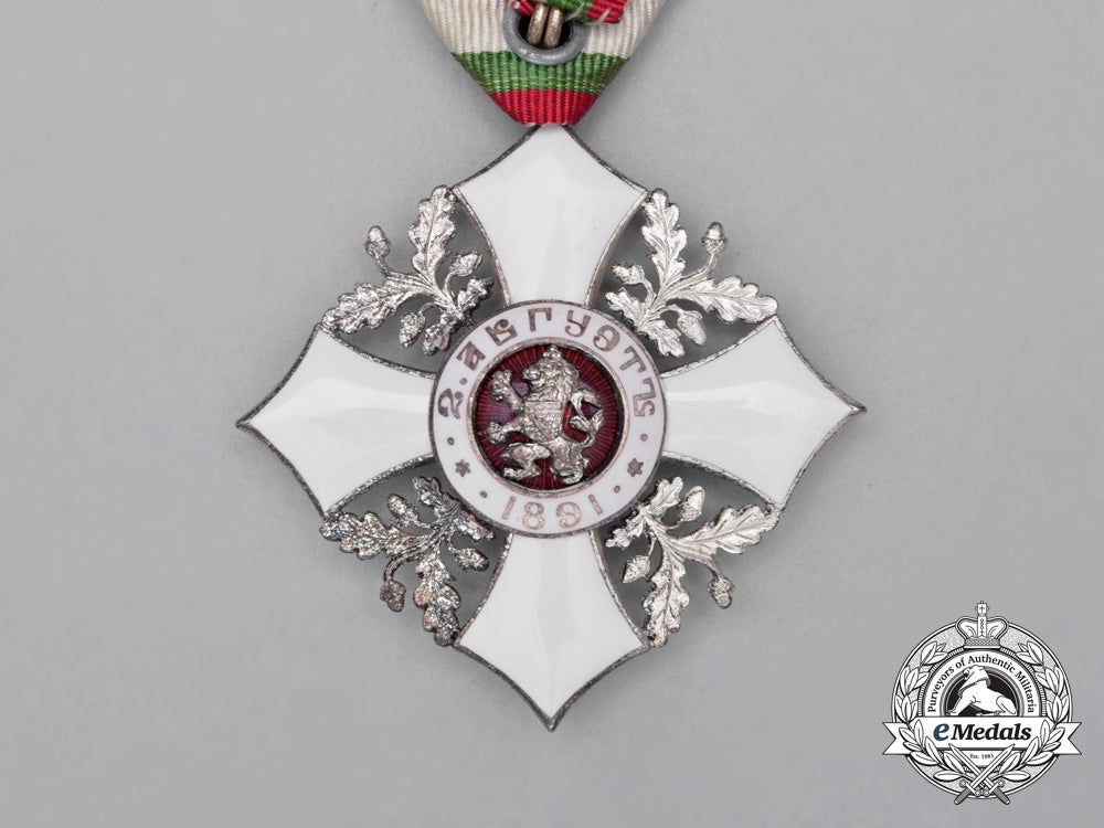 a_bulgarian_order_of_civil_merit;5_th_class_knight's_badge_i_233_1