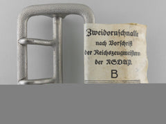 An Sa Open Claw Belt Buckle By Heinr. Ulbricht's Witwe., Wien