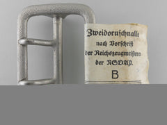 An Sa Open Claw Belt Buckle By Heinr. Ulbricht's Witwe., Wien