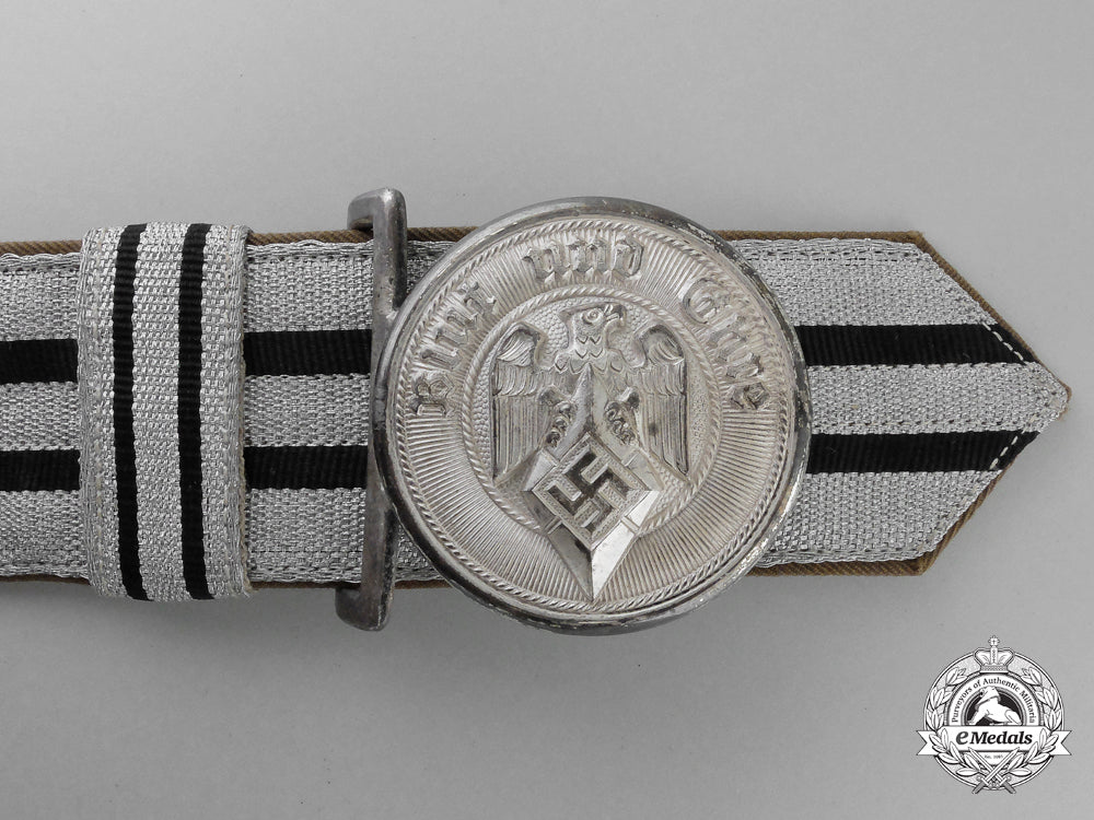 a_mint_hj_leaders_brocade_dress_belt_with_buckle_by_christian_theodor_dicke_i_347
