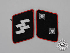 Germany. A Matching Set Of Waffen-Ss Oberscharführer Collar Tabs