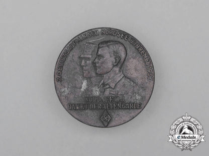 a1937_hj_region_north_sea/_bremen_rally_badge_i_434_1