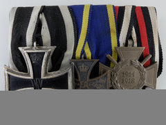 A First War Prussian & Brunswick Medal Bar