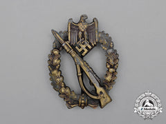 A Second War German Bronze Grade Infantry Assault Badge By Ferdinand Wiedmann