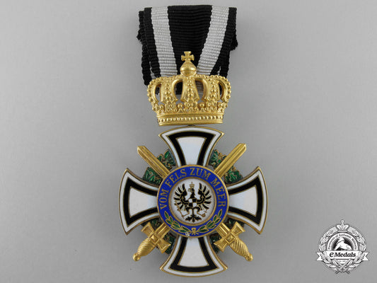 a_prussian_house_order_of_hohenzollern;_knight's_cross_with_swords_i_585