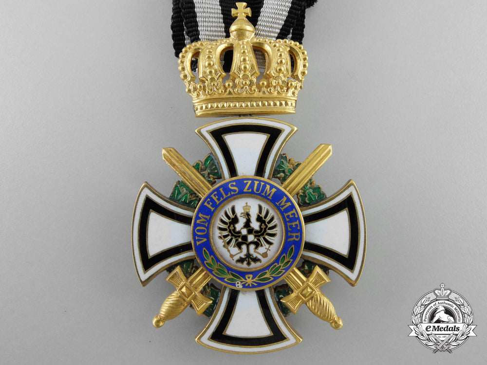 a_prussian_house_order_of_hohenzollern;_knight's_cross_with_swords_i_586