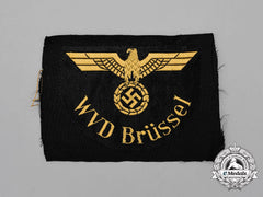 A Mint And Unissued Wehrmacht Wvd Brüssel Reichsbahn Traffic Official’s Sleeve Eagle
