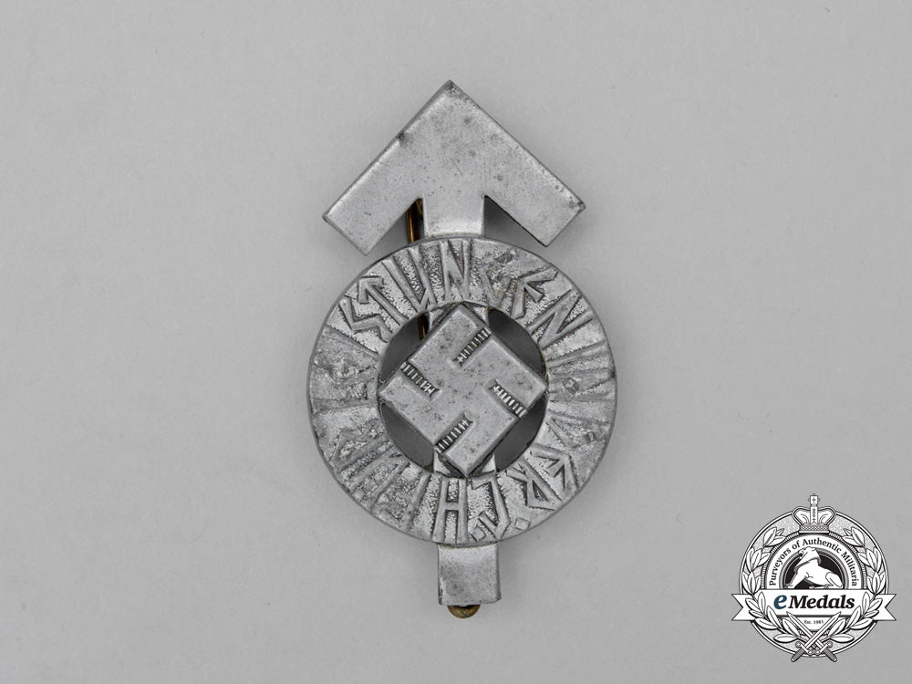 a_third_reich_period_hj_proficiency_badge_by_karl_wurster;_numbered_i_684_1
