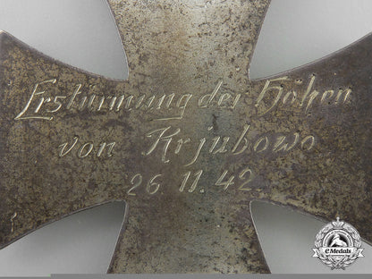 an_iron_cross_first_class1939_for_storming_the_heights_of_krjubowo_on_november26,1942_i_687