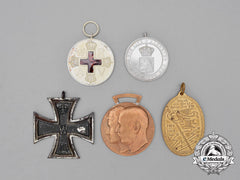 Five First War Period German Medals, Awards, And Decorations