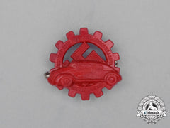 A 1939 “With The Kdf To The International Car Show In Berlin” Badge