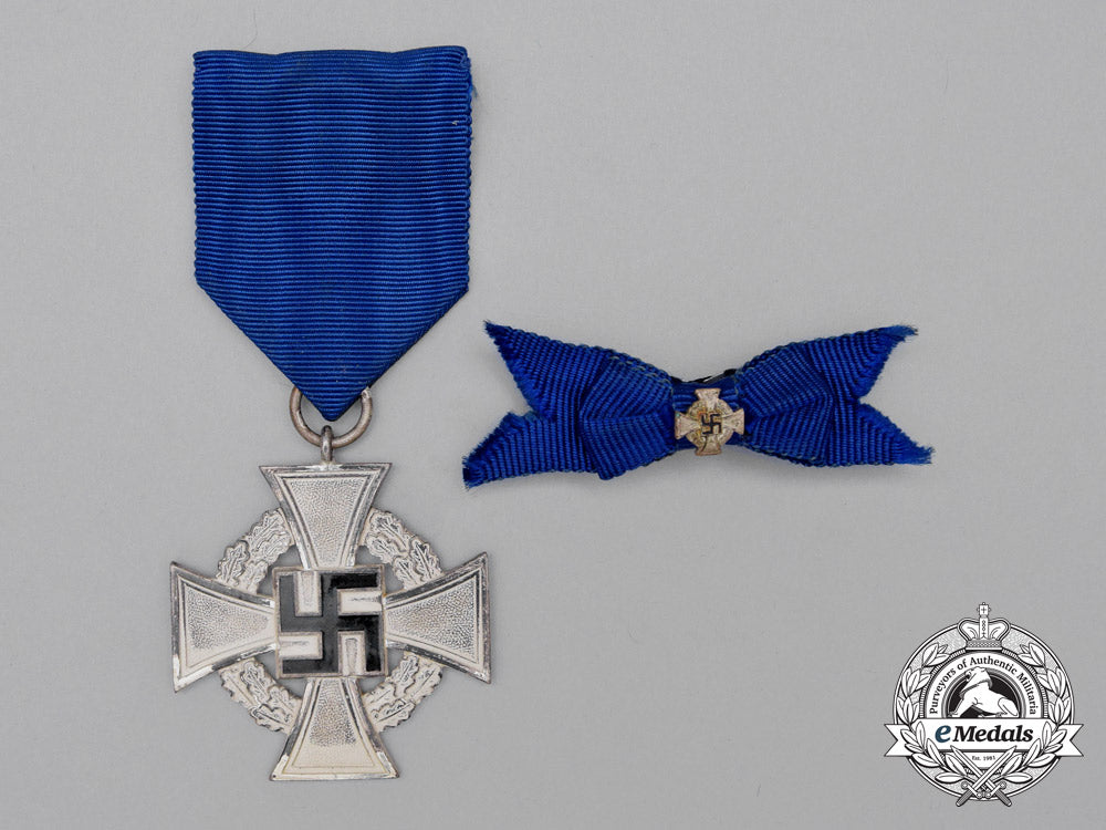 a25-_year_faithful_service_cross_second_class_with_matching_boutonniere_i_931_1