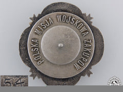 A 1920 Polish Plebiscite Zone Forces Badge