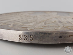 A Rare 1937 German Life Saving Medal In Silver