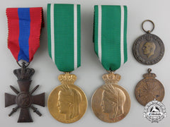 Greece, Kingdom. Five Medals & Awards
