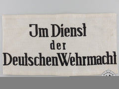 A "Im Dienst Der Deutschen Wehrmacht" Armband