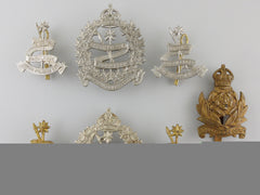 Seven Second War Canadian Intelligence Corps Insignia