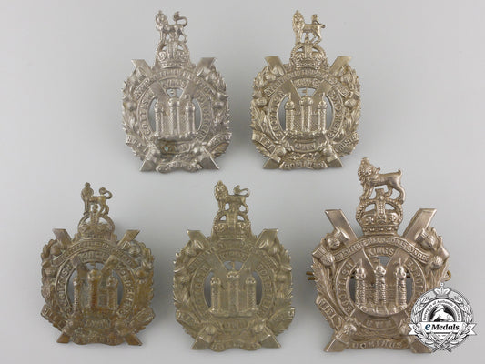 five_first&_second_war_british_king's_own_scottish_borderers_glengarry_badges_img_01_27_18