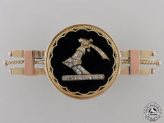 A Most Exquisite Royal Military College Pin In Gold & Diamonds Consignment #17