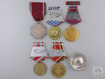 Six European Medals, Awards, And Badges