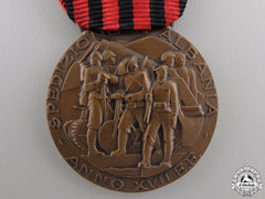 An Italian Medal For The Expedition To Albania