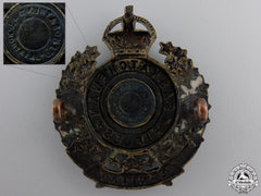 A First War 95Th Saskatchewan Rifles Badge