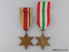 Two Second War Campaign Stars