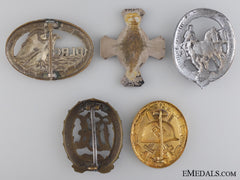 Five German Badges & Awards
