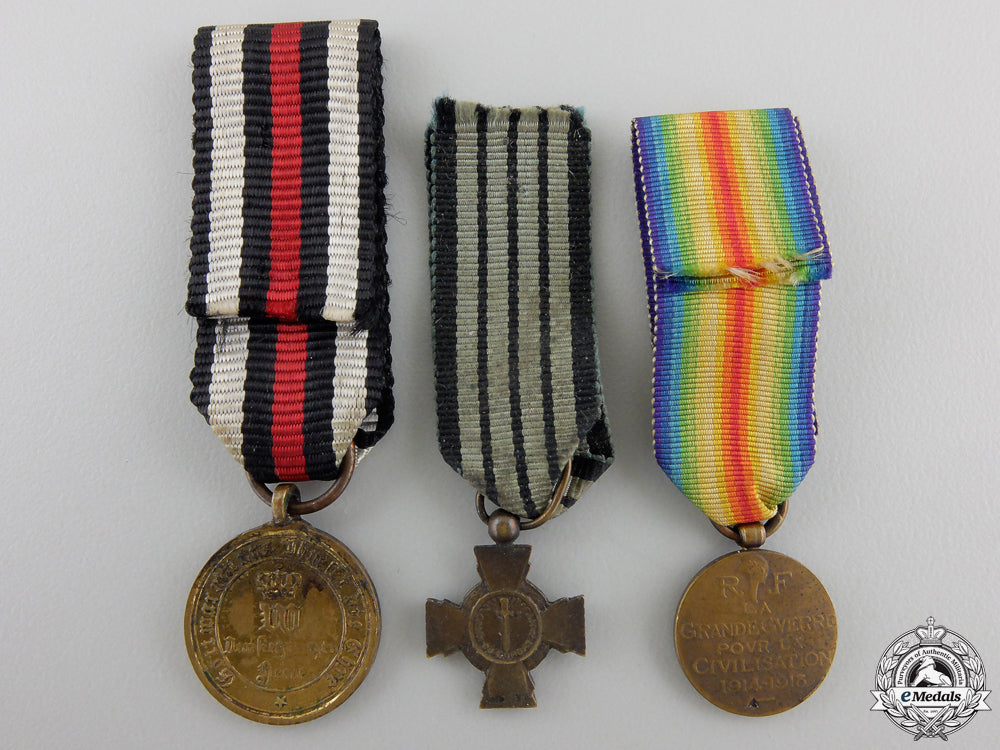 Mini Medals Three Miniature Medals & Awards – eMedals
