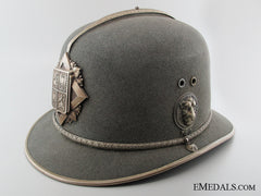 Protectorate Of Bohemia & Moravia Felt Police Helmet