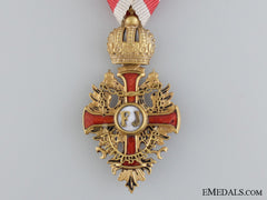 An Austrian Order Of Franz Joseph; Knight Cross C.1918