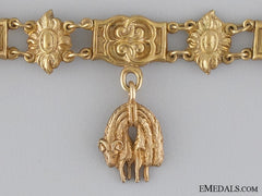 A Miniature Austrian Order Of The Golden Fleece C.1900