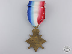 A 1914 "Mons" Star To The North Staffordshire Regiment