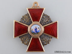 A Russian Order Of St.anne In Gold; Third Class By Albert Keibel