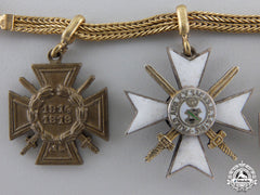 A First War Saxon Miniature Grouping