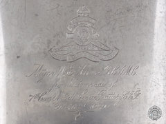 Canada, Cef. A Flask To The 7Th Canadian (Mcgill) Siege Battery
