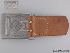 An Enlisted Police Belt Buckle; Marked