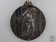 An Italian Assisting The Public In Alessandria Medal