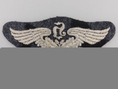 A Luftwaffe Flak Artillery Badge In Cloth