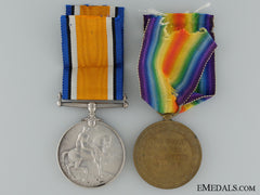A First War Casualty Pair To The 22Nd Regiment Kia