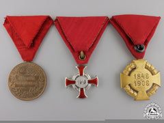 Three Austrian Decorations, Medals, And Awards